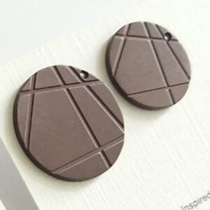 PROTESTA LINE PATTERN EARRINGS CIR